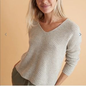 Marine Layer Elisa V-Neck Sweater S